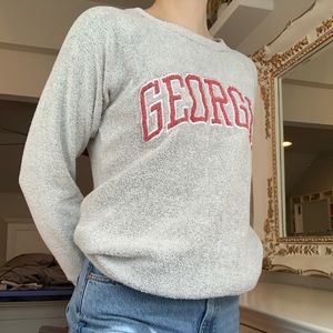 Oversized Georgia Crewneck Sweatshirt